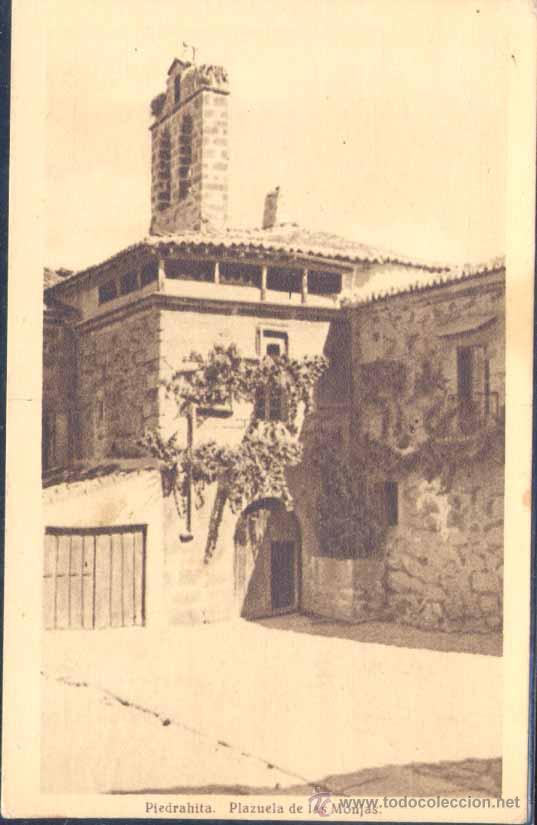 Postales: PIEDRAHITA (&Aacute;VILA).- PLAZUELA DE LAS MONJAS