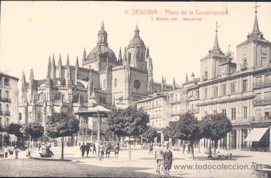 Postales: SEGOVIA.- PLAZA DE LA CONSTITUCI&Oacute;N - Foto 1