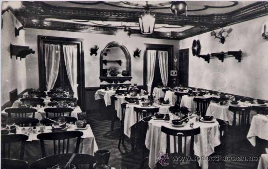 Postales: SEGOVIA.- RESTAURANTE DUQUE.- DETALLE DEL COMEDOR DE LA PLANTA BAJA