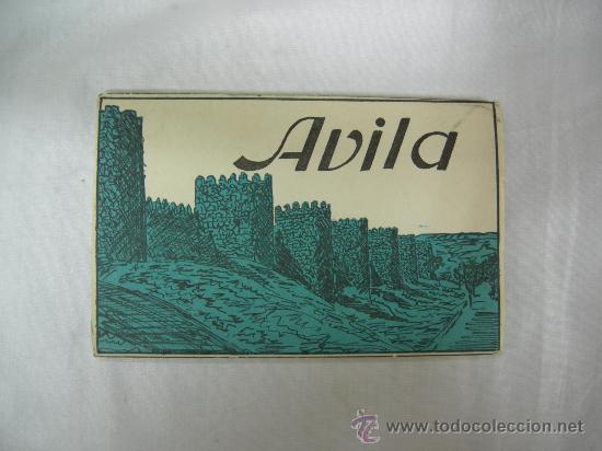 Postales: block de 12 postales de avila