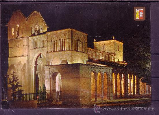 Postales: AVILA - BASILICA DE SAN VICENTE - NOCTURNA