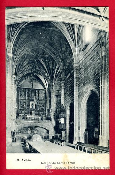 Postales: avila, interior de santo tomas,    p44687
