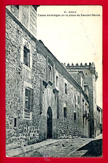 Postales: avila, casas solariegas en la plaza de sancho davila,    p44700