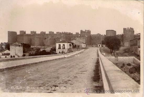 Postales: AVILA. PUENTE NUEVO Y MURALLA