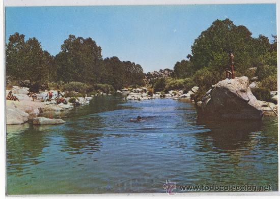 Postales: TARJETA POSTAL DE NAVALUENGA AVILA CANTO GORDO LAGUNA LAGO VERANO