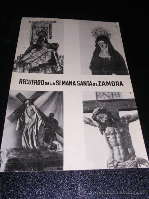Postales: RECUERDO DE SEMANA SANTA DE ZAMORA,-15X10 CM.