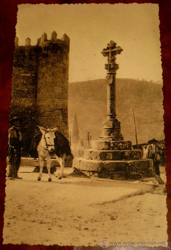 Postales: ANTIGUA POSTAL DE LA SIERRA DE GRADOS - AVILA - ARENAS DE SAN PEDRO - LA CRUZ DEL MENTIDERO - NO CIR