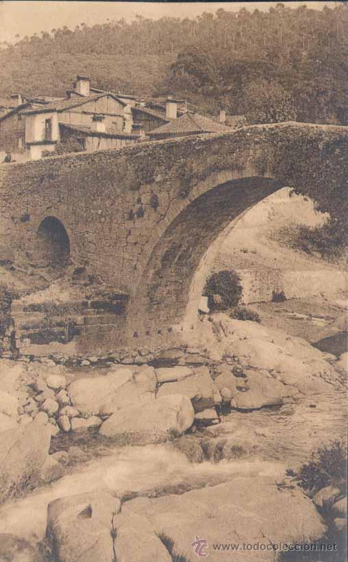 Postais: ARENAS DE SAN PEDRO (&Aacute;VILA).- EL PUENTE ANTIGUO