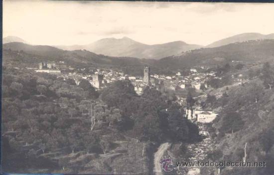 Postales: ARENAS DE SAN PEDRO (&Aacute;VILA).- VISTA PANOR&Aacute;MICA IMPRESIONADA DESDE LEJOS