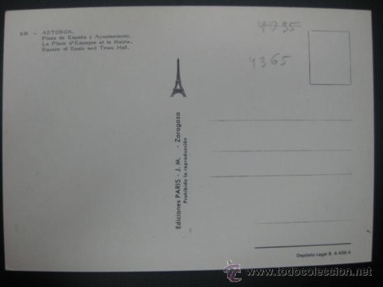 Postales: ASTORGA, LEON - REF.: R-8-15 - Foto 2