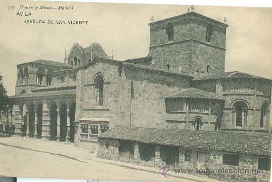 Postales: AVILA. BASILICA DE SAN VICENTE.