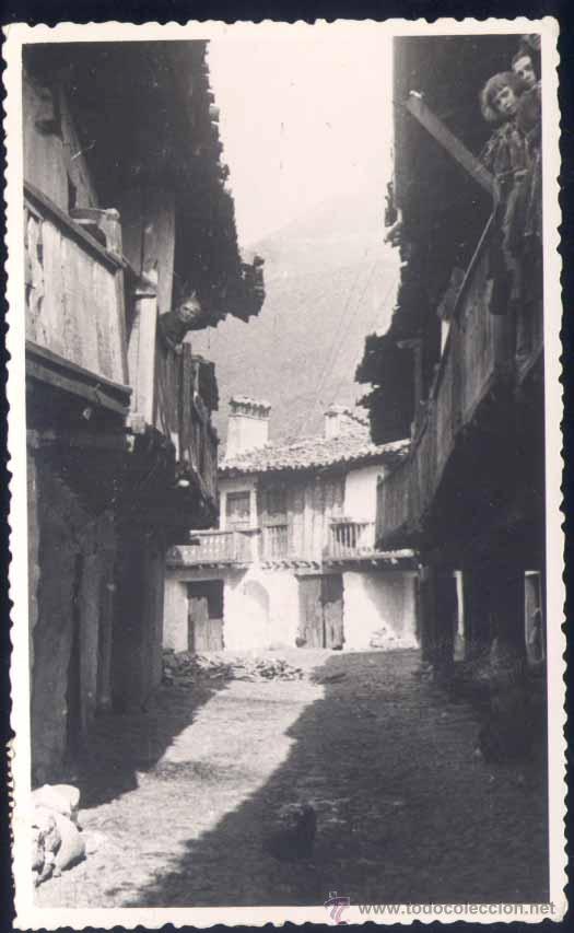 Postales: CUEVAS DEL VALLE (&Aacute;VILA).- VISTA DE UNA CALLE