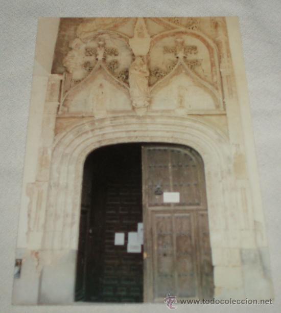 Postales: puerta principal de la parroquia de sta. maria la mayor de avila