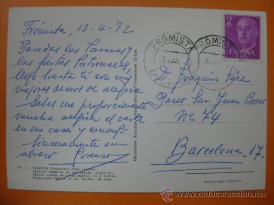 Postales: FROMISTA, PALENCIA - REF.: S-223 - Foto 2