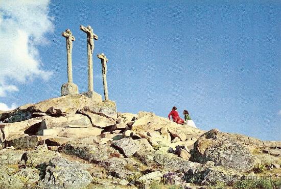 Postales: CARDE&Ntilde;OSA (AVILA) - CALVARIO EN PIEDRA