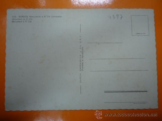 Postales: BURGOS - REF.: S-478 - Foto 2
