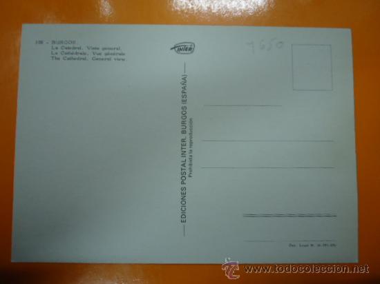 Postales: BURGOS - REF.: S-484 - Foto 2