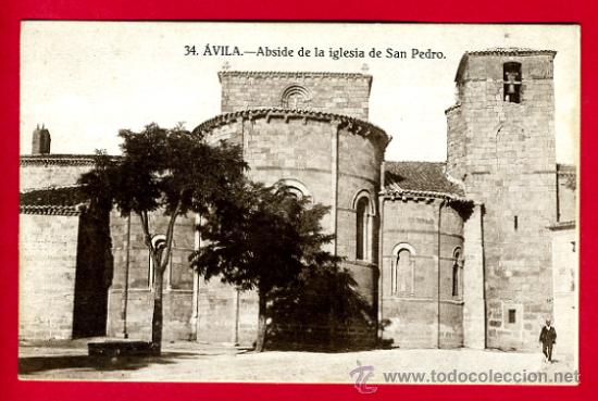 Postales: avila, abside de la iglesia de san pedro,     p49438