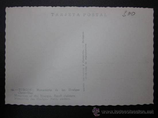 Postales: BURGOS - REF.: S-920 - Foto 2