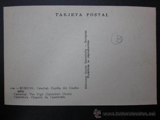 Postales: BURGOS - REF.: S-921 - Foto 2