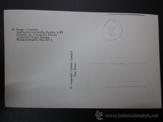 Postales: BURGOS - REF.: S-938 - Foto 2