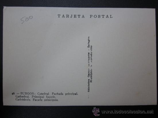 Postales: BURGOS - REF.: S-959 - Foto 2