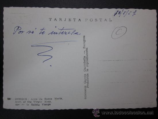 Postales: BURGOS - REF.: S-960 - Foto 2