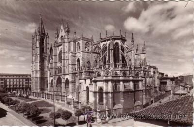 Postales: N&ordm; 7677 POSTAL LEON CATEDRAL