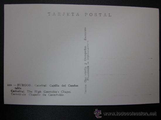 Postales: BURGOS - REF.: T-536 - Foto 2