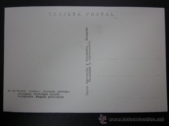 Postales: BURGOS - REF.: T-540 - Foto 2