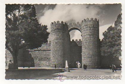 Postales: AVILA. PUERTA DE SAN VICENTE. (ED. GARCIA GARRABELLA. N&ordm; 1)