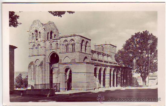 Postales: 61 - avila - basilica de san vicente. fachadas principal y mediod&iacute;a - ed. garcia garrabella