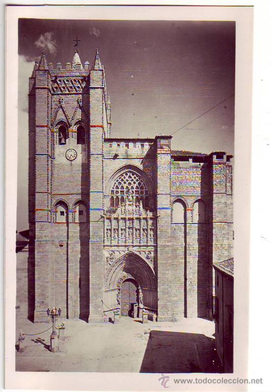 Postales: 20 - avila - fachada principal de la catedral - postal fotografica - ed. garcia garrabella