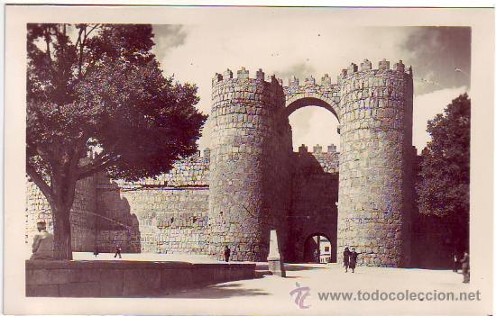Postales: 1 - avila - puerta de san vicente - postal fotografica - ed. garcia garrabella