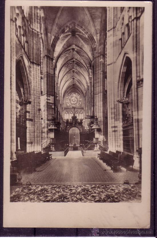 Postales: LEON - LA CATEDRAL - NAVE CENTRAL - Foto 1