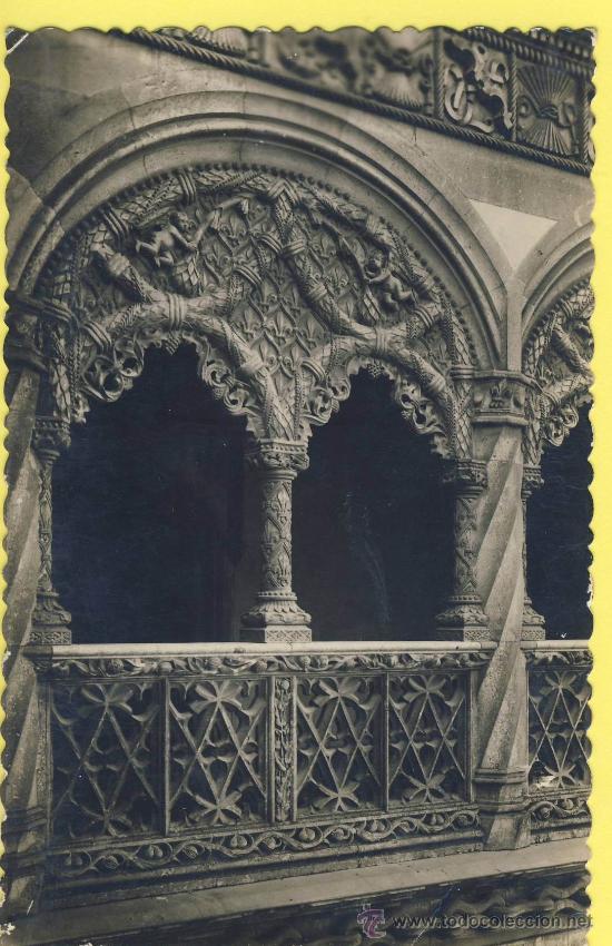 Postales: Postal-112-valladolid  -detalle del patio de san gregorio-1946- edc. garcia garrabella -P-958