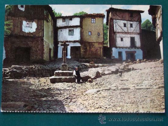 Postales: POSTAL DE LA ALBERCA, SALAMANCA, CASTILLA LEÓN. AÑO 1965. CRUCERO BARRIO NUEVO. 350.