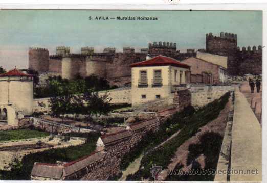 Postales: Avila. n&ordm;15. Murallas romanas. No figura editor. Sin circular.