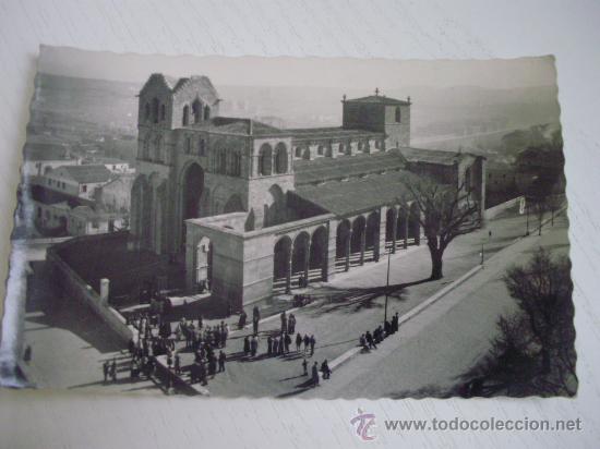Postales: AVILA - VISTA PANORAMICA DE LA BASILICA DE SAN VICENTE - A&Ntilde;OS 60