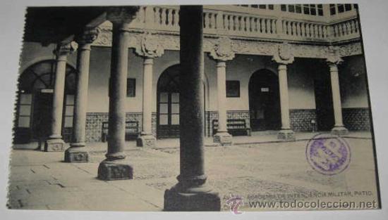 Postales: ANTIGUA POSTAL DE AVILA - ACADEMIA DE INTENDENCIA MILITAR - FOTOTIPIA DE HAUSER Y MENET - NO CIRCULA