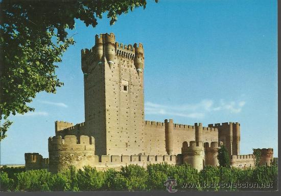 Postales: POSTAL DEL CASTILLO DE MEDINA DEL CAMPO DE VALLADOLID