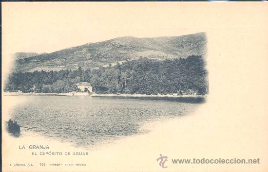 Postales: LA GRANJA (SEGOVIA).- DEP&Oacute;SITO DE AGUAS