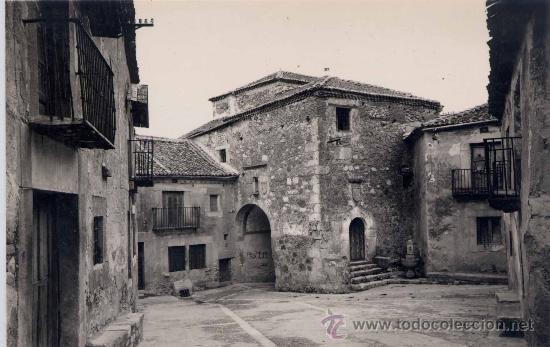 Postales: PEDRAZA (SEGOVIA).- C&Aacute;RCEL Y CASA DE LOS LLANOS