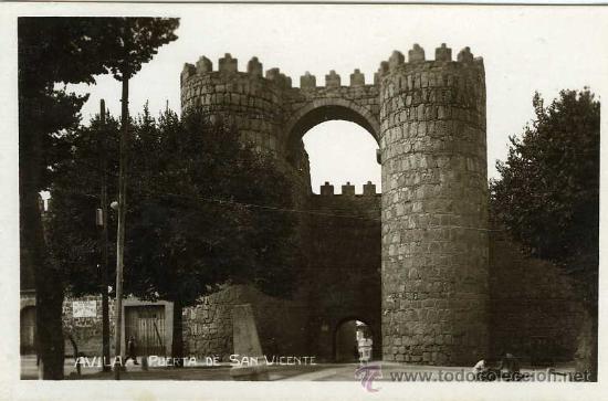 Postales: POSTAL AVILA PUERTA DE SAN VICENTE
