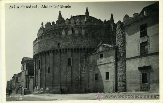 Postkarten: POSTAL AVILA CATEDRAL ABSIDE FORTIFICADO