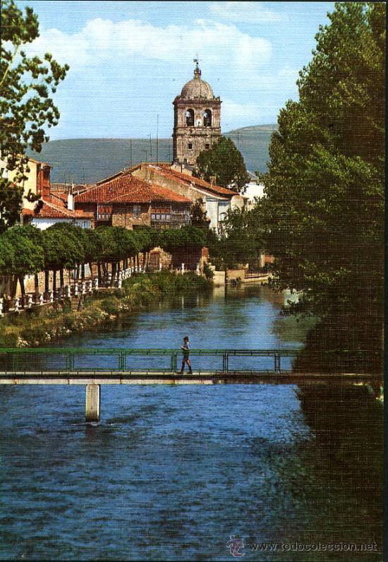 Postales: POME5 34020 Aguilar de Campo PALENCIA ( A&ntilde;o 1976 )
