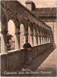 Postales: POSTAL ORIGINAL DECADA DE LOS 30. AVILA. CLAUSTRO ALTO DE STO.TOMAS. N&ordm;531. VER TAMA&Ntilde;O Y EXPLICACION