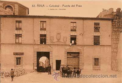 Postales: POSTAL DE AVILA - Catedral - Puerta del Peso