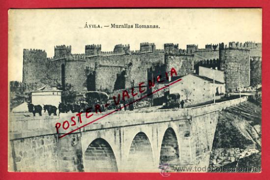 Postales: AVILA, MURALLAS ROMANAS,     P62738