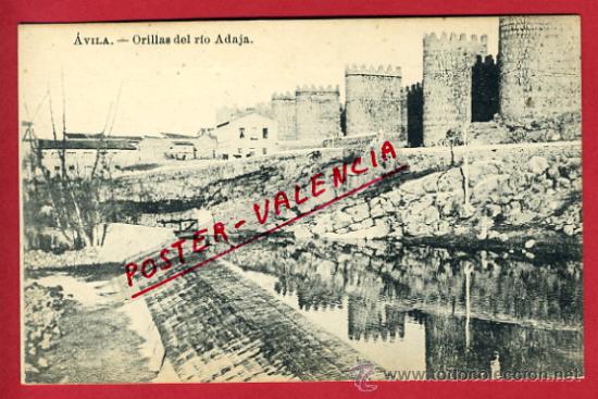 Postales: AVILA, ORILLAS DEL RIO ADAJA,     P62750